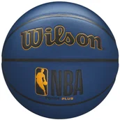 Koszykówka - Wilson NBA Forge Plus Ball WTB8102XB, unisex, piłki do koszykówki, Granatowe - miniaturka - grafika 1