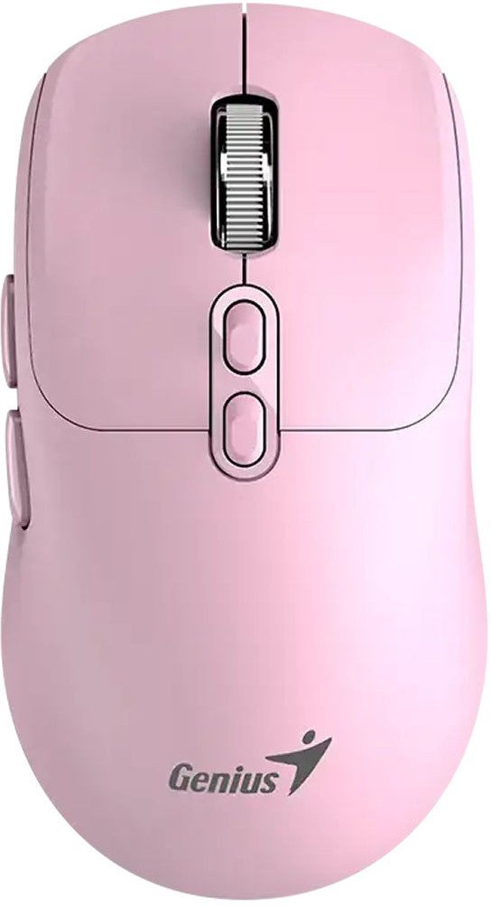 GENIUS myš NX-8080S BT/ duální Bluetooth + 2,4GHz/ 1600 dpi/ Copilot/ bezdrátová/ tichá/ růžová