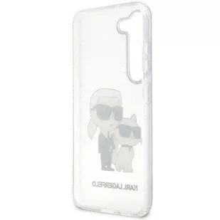Etui ochronne na telefon Karl Lagerfeld KLHCS23MHNKCTGT do Samsung Galaxy S23+ Plus S916 transparent hardcase Gliter Karl&Choupette - Etui i futerały do telefonów - miniaturka - grafika 7
