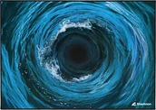 Gadżety dla graczy - Sharkoon Sharkoon SKILLER SFM12 Undertow, protective mat blue, 140 x 100cm - miniaturka - grafika 1