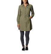 Sukienki - Columbia Silver Ridge Novelty Dress Women, stone green S 2021 Sukienki 1931564397-S - miniaturka - grafika 1