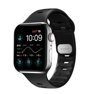 Akcesoria do smartwatchy - Nomad - Sport Slim Band - Sportowy Wodoodporny Pasek do Apple Watch 40 / 41 mm, Czarny - miniaturka - grafika 1