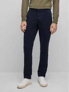 Boss Chinosy Kaito1 50487966 Granatowy Slim Fit - Spodnie męskie - miniaturka - grafika 1