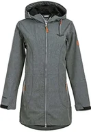 Kurtki damskie - Weather Report Damska kurtka softshell LILAN z wodoodporną powłoką PU 1011 Dark Grey Melange - miniaturka - grafika 1