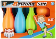 Zabawki i gry sportowe - GRA ZRĘCZNOŚCIOWA KRĘGLE KOLOROWE 6 SZTUK + KULA - miniaturka - grafika 1