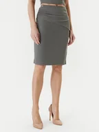 Spódnice - Guess Spódnica mini W5YD64 KAQL2 Zielony Regular Fit - miniaturka - grafika 1