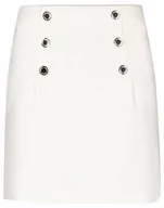 Spódnice - Morgan damska spódnica z wysokim stanem z guzikami JIPLI.F Ecru T34, Off White, 32 - miniaturka - grafika 1