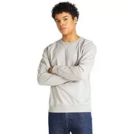 Bluzy męskie - Lee Męska bluza Sustainable Crew Sws, szary (Grey Mele Mp), XL - miniaturka - grafika 1