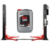 Podnośniki - Podnośnik Dwukolumnowy do Busów Samochodowy 5T REDATS L-280 Automatyczny + Olej Gratis - miniaturka - grafika 1