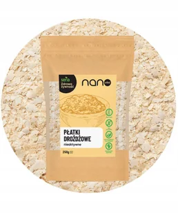 Płatki Drożdżowe Wyselekcjonowane Nieaktywne Bez Glutenu 250 G Nanovital - Zdrowa żywność - miniaturka - grafika 1