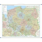 Atlasy i mapy - EKO-GRAF Polska mapa ścienna administracyjno-drogowa 1:700 000 - Eko-graf - miniaturka - grafika 1