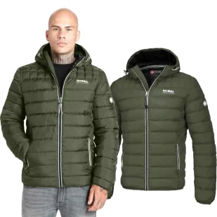 Kurtka Zimowa z kapturem Pit Bull Seacoast II - Ciemnozielona XXL - Odzież taktyczna i umundurowanie - miniaturka - grafika 1