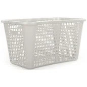 Kosze na bieliznę - Kosz na pranie 65 l biały ODELO - miniaturka - grafika 1