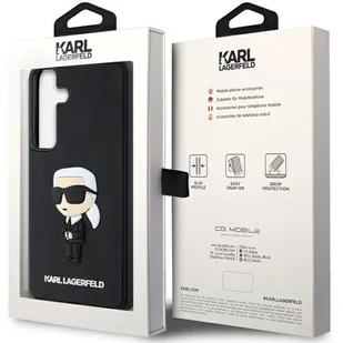 Karl Lagerfeld KLHCS24S3DRKINK S24 S921 czarny/black hardcase 3D Rubber Ikonik - Etui i futerały do telefonów Karl Lagerfeld KLHCS24S3DRKINK S24 S921 czarny/black hardcase 3D Rubber Ikonik - Etui i futerały do telefonów - miniaturka - grafika 7