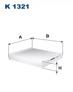 Filtr kabinowy FILTRON K 1321 - Filtry kabinowe - miniaturka - grafika 1