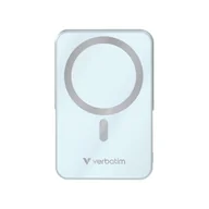 Powerbanki - Verbatim, powerbank z ładowaniem bezprzewodowym, 5V, ładowanie telefonu, 32266, 10 000mAh, Mocowanie magnetyczne, Niebieska - miniaturka - grafika 1