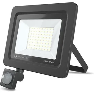 Forever Light Naświetlacz LED PROXIM II 50W biały neutralny z czujnikiem ruchu RTV003619 - Lampy ogrodowe - miniaturka - grafika 1