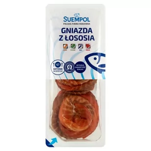 Suempol Gniazda z łososia 250 g - Ryby wędzone - miniaturka - grafika 1