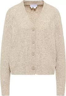 usha WHITE LABEL Damski kardigan, beżowy, M/L, beżowy, M-L - Swetry damskie - miniaturka - grafika 1