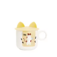 Kubki - Kubek Kodi Z Kotem I Żółtą Pokrywką 0.30 Homla - miniaturka - grafika 1