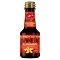 Dodatki do ciast w płynie, aromaty - Delecta Wanilia naturalny aromat ekstrakt Premium 30 ml - miniaturka - grafika 1