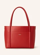 Torebki damskie - Calvin Klein Torba Shopper Linn Medium Z Saszetką rot - miniaturka - grafika 1