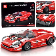 Zabawy w naśladowanie dorosłych - Sportowe czerwone Auto 917 Techniczne Klocki 355 ele ZA4754 - miniaturka - grafika 1