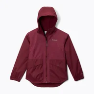 Sport OUTLET - Kurtka przeciwdeszczowa dziecięca Columbia Rainy Trails II Fleece rich wine WYSYŁKA W 24H 30 DNI NA ZWROT - miniaturka - grafika 1