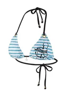 Koszulki i topy damskie - Beco Damski top bikini, B-cup Sailors Romance wielokolorowa turkusowy/czarny 44 - miniaturka - grafika 1