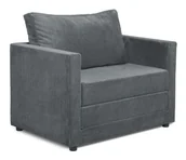 Fotele - Fotel Otto Lincoln 85 Ciemny Szary - miniaturka - grafika 1