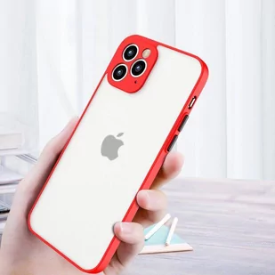 Milky Case silikonowe elastyczne półprzezroczyste etui do Xiaomi Redmi 9T czerwony - Etui i futerały do telefonów - miniaturka - grafika 11