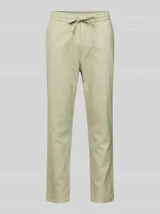 Spodnie o kroju tapered fit z dodatkiem streczu model ‘LINUS’ - Spodnie męskie - miniaturka - grafika 1