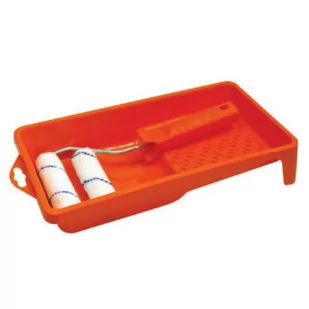 Zestaw malarski Wałek 10cm Mikrofaza z rączką Kuweta 14x30 Solid 5547 - Pędzle i wałki Zestaw malarski Wałek 10cm Mikrofaza z rączką Kuweta 14x30 Solid 5547 - Pędzle i wałki - miniaturka - grafika 1