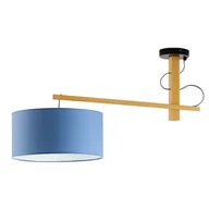 Lampy sufitowe - Drewniana lampa wisząca do pokoju dziecięcego FOGGIA - miniaturka - grafika 1