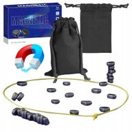 Gry planszowe - Szachy Magnetyczne MOCNY WOREK Kamienie Gra Magnetic Rodzinna Strategiczna - miniaturka - grafika 1