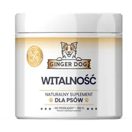 Suplementy i witaminy dla psów - Suplement dla psa GINGER DOG Witalność 180 g - miniaturka - grafika 1