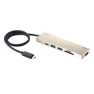 Aten US3312 2-portowy przełącznik KVM USB-C 4K DisplayPort ze zdalnym wyborem portów - Przełączniki KVM - miniaturka - grafika 1