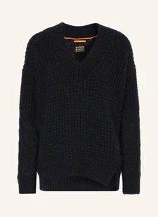 Scotch & Soda Sweter Oversize blau - Moda i Uroda OUTLET - miniaturka - grafika 1