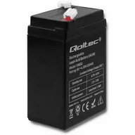Baterie do zasilaczy awaryjnych UPS - Qoltec Qoltec Qoltec Akumulator AGM | 6V | 4.5Ah | max.1.35A (53032) - miniaturka - grafika 1