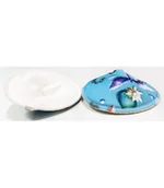 Akcesoria do karmienia - Wielorazowe wkładki laktacyjne, PROFILOWANE, bambus i bawełna, WAŻKI, 2 szt., PUPUS - miniaturka - grafika 1