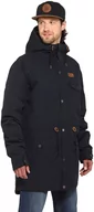 Kurtki męskie - kurtka street zimowa męska HORSEFEATHERS PRESTON JACKET Plain Black - miniaturka - grafika 1
