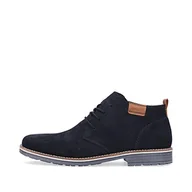 Moda i Uroda OUTLET - Rieker Męskie buty 33206 modne, niebieski, 44 EU Weit - miniaturka - grafika 1