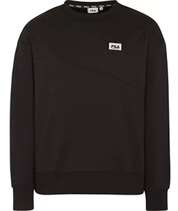 FILA Męska bluza Tricase Boxy Crew Sweat, Moonless Night, L - Bluzy męskie - miniaturka - grafika 1