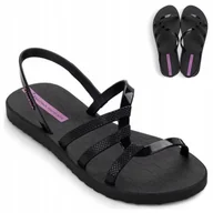 Sandały damskie - Ipanema 39 Eleganckie sandały damskie lekkie wsuwane letnie obuwie modne - miniaturka - grafika 1