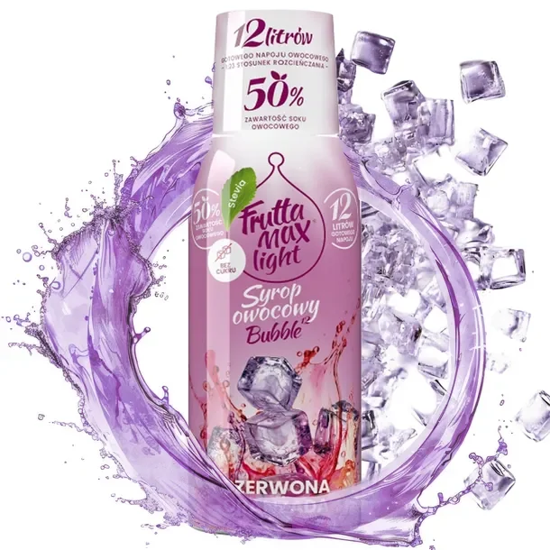 Koncentrat Do Saturatora Fruttamax Oranżada Czerwona Light Bez Cukru 500ml