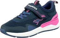 Buty dla dziewczynek - KangaROOS Sneakersy Low KD Gym EV WMS rozmiar M dla dziewczynek, różowy niebieski, 29 EU - miniaturka - grafika 1