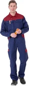 Odzież robocza - KOMBINEZON OCHRONNY REIS KF; GRANATOWO-CIEMNOCZERWONY (52) - miniaturka - grafika 1