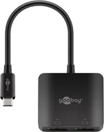 Karty graficzne - Goobay 60171 zewnętrzna karta graficzna usb Czarny - miniaturka - grafika 1