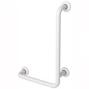 Poręcz kątowa 90° dla niepełnosprawnych Faneco S32UKP8/4 SW B prawa 80x40 cm - Akcesoria dla osób starszych i niepełnosprawnych - miniaturka - grafika 1