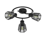 Lampy sufitowe - Prezent 27518 - Oświetlenie punktowe PONTEO 3xE27/40W/230V czarny - miniaturka - grafika 1